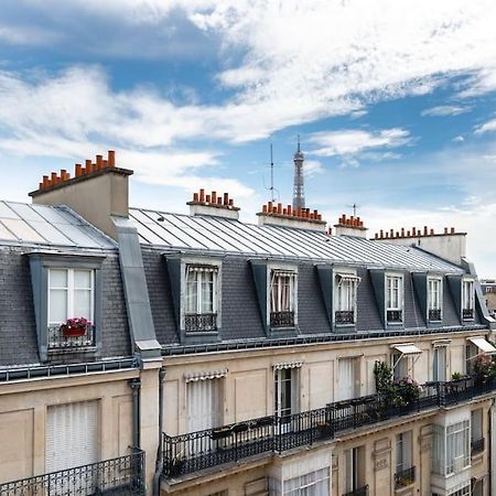 Appartement Vue Tour Eiffel Paris Extérieur photo